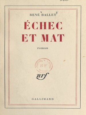 cover image of Échec et mat